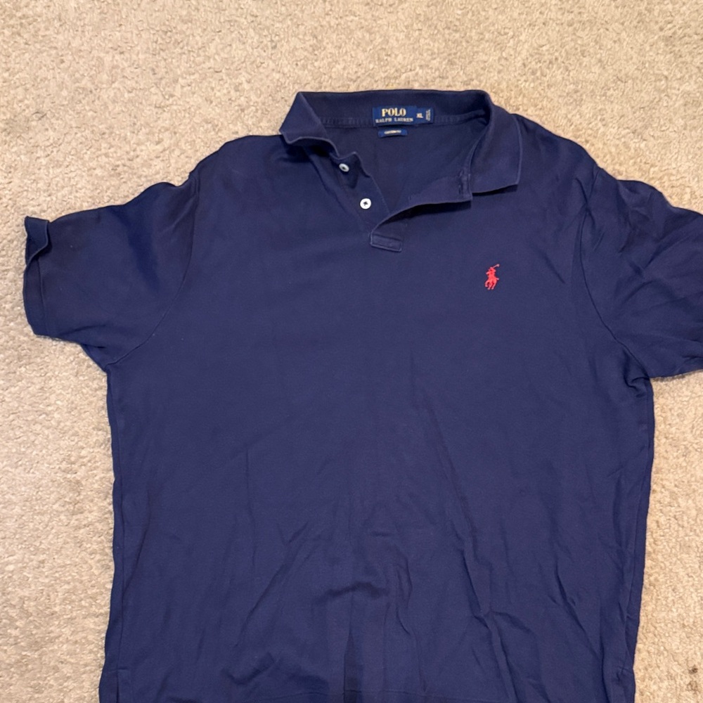 Polo by Ralph Lauren Dark Blue Men's Polo Shirt